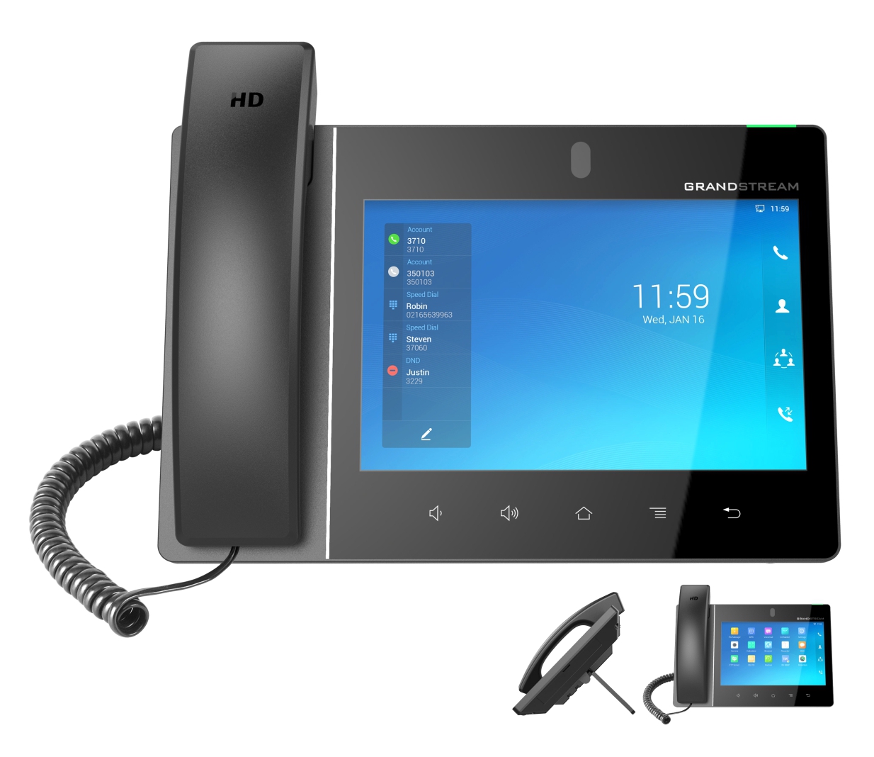 gxv3380 wifi office touchscreen android ip phone